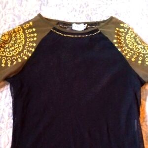 VTG Calvin Klein Tribal, Sheer Top